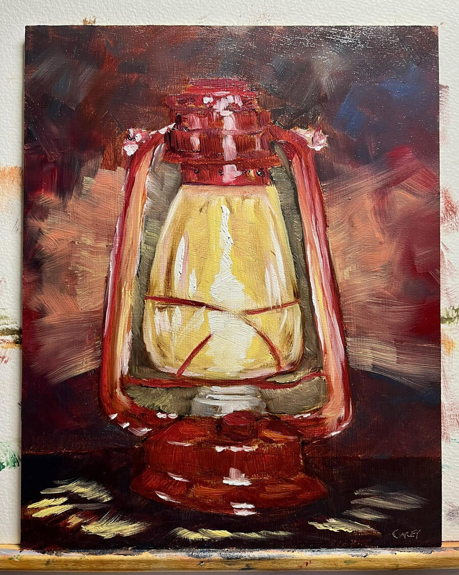 "Old Red Lantern"